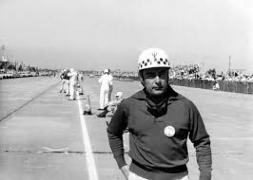 Jean Behra at the Sebring 12 Hours Race in 1957.