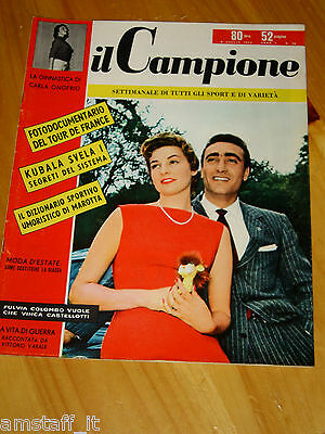 The sports magazine “Il Campione” of October 1955.