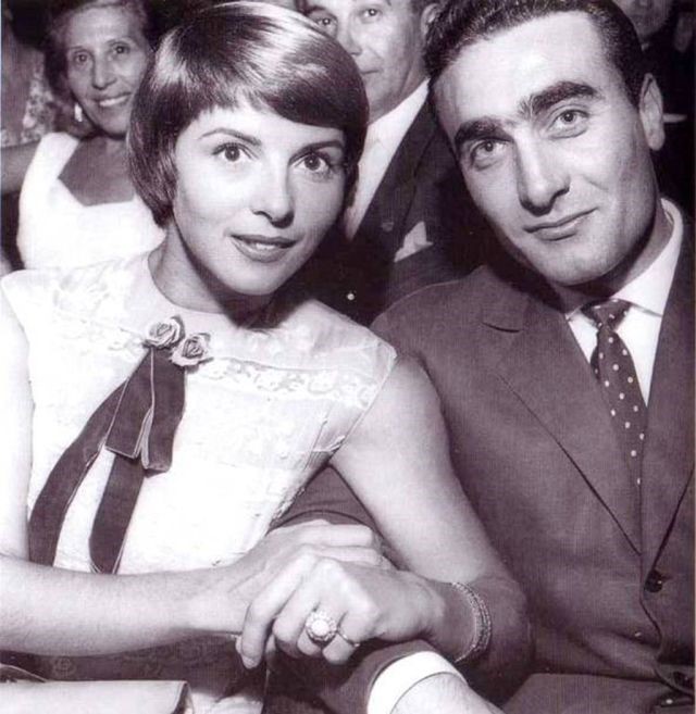 Eugenio Castellotti with Delia Scala.