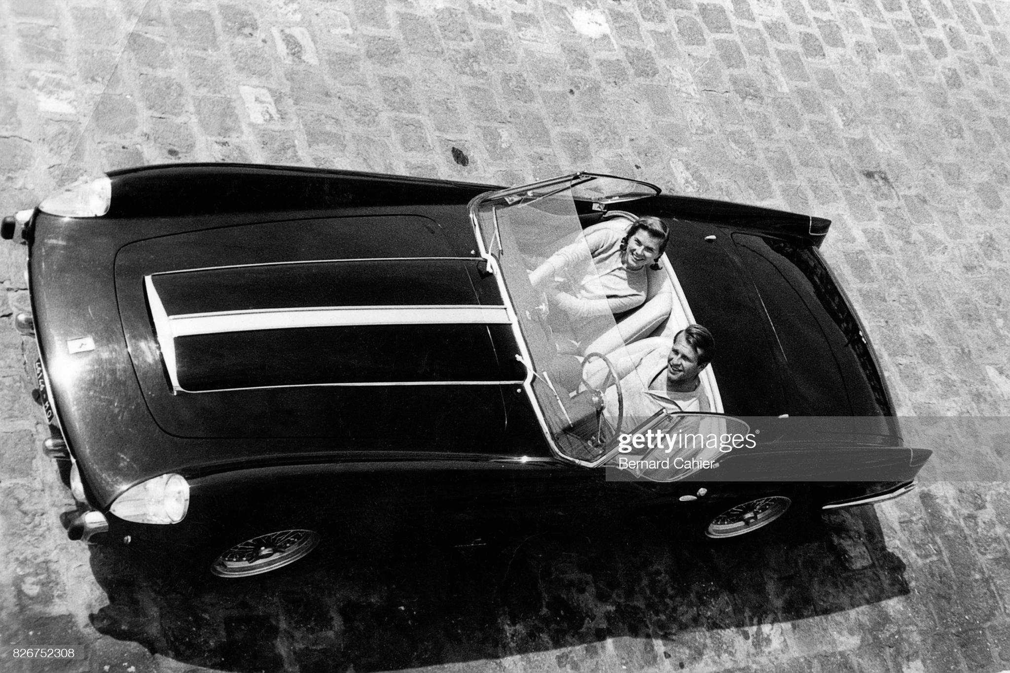 Peter Collins, Louise Collins, Ferrari 250 GT Convertible Prototipo, Grand Prix of Monaco, Monaco, 19 May 1957. 