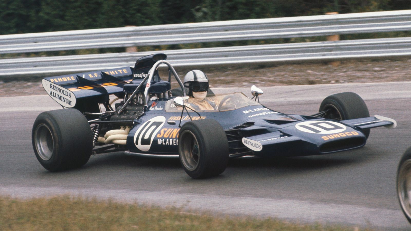 Mark Donohue at the 1971 Canadian Grand Prix. 