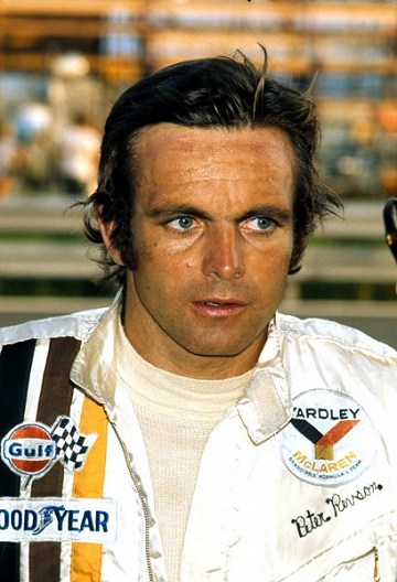 Peter Revson at the Canadian Grand Prix on September 24,1972.