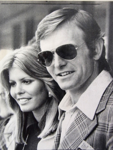 Peter Revson and Margie in 1973.