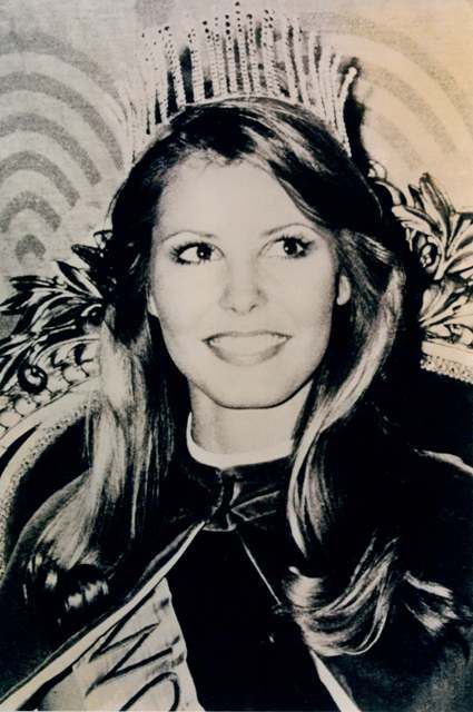 Miss World 1973, Marjorie Wallace, Peter Revson’s girlfiend. USA November 23, 1973.