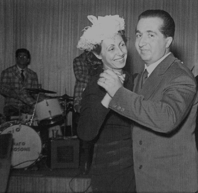 Alberto Ascari with his wife Mietta.