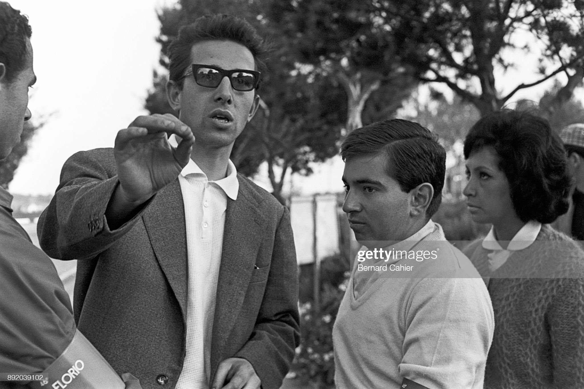 Mauro Forghieri with Ricardo Rodriguez, Targa Florio, Sicily, 05 June 1962. 