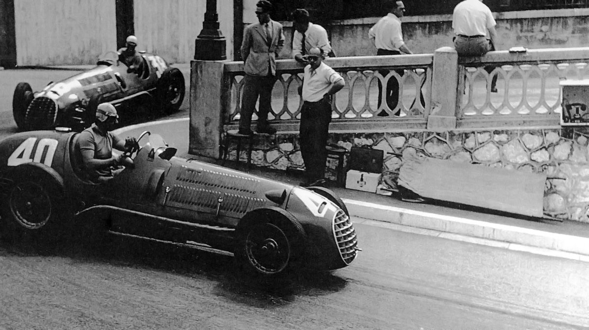 Alberto Ascari in Monaco on 21 May 1950.