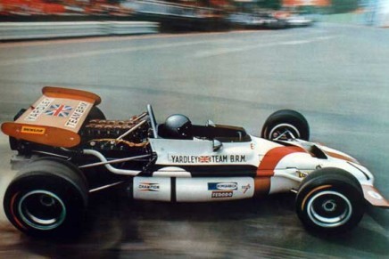 Pedro Rodriguez driving a BRM.