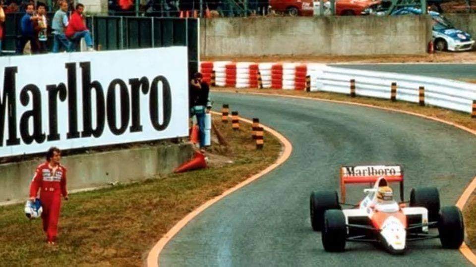 Alain Prost and Ayrton Senna.