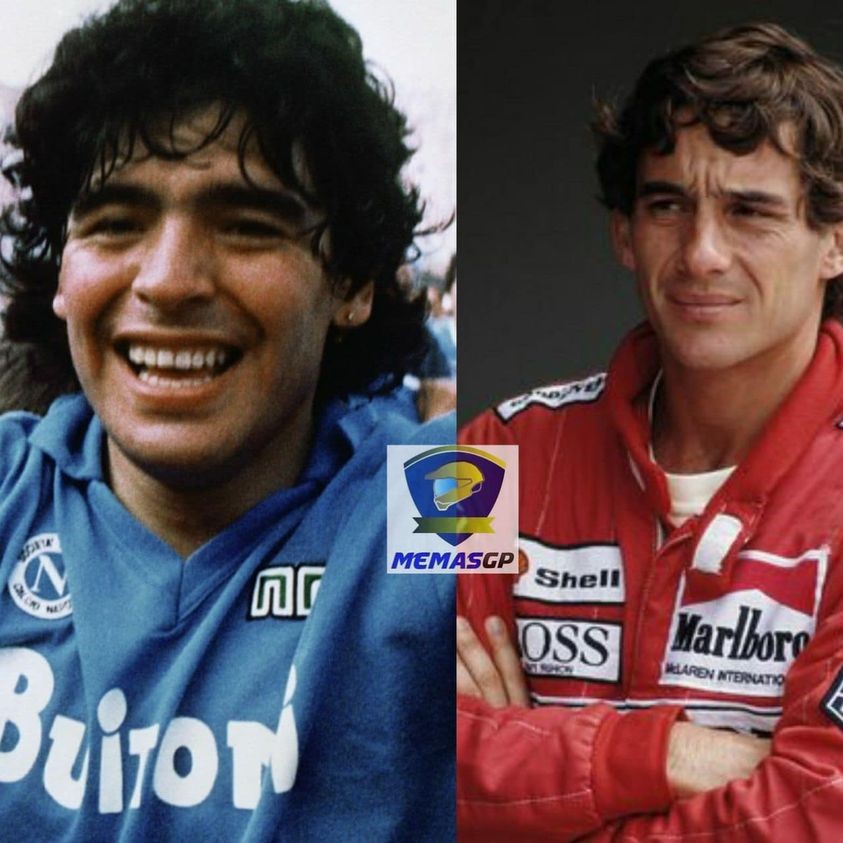 Ayrton Senna and Diego Armando Maradona.