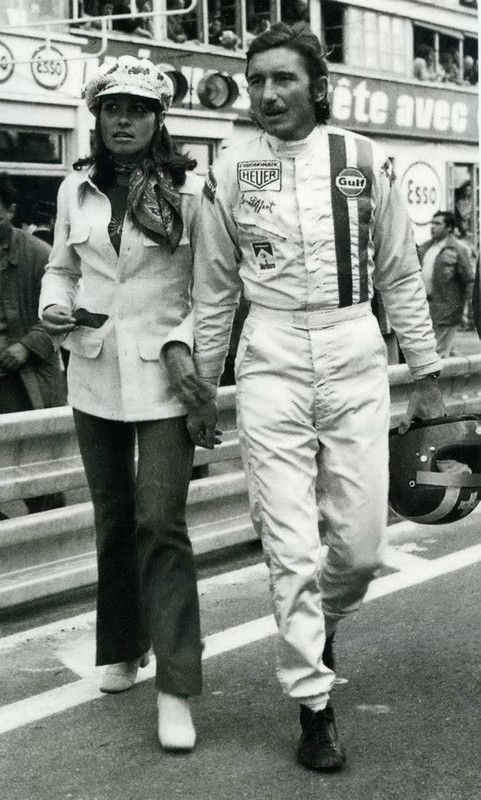 Jo Siffert with his wife.