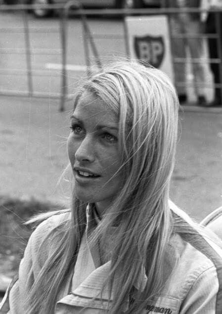 Liane Engeman, famous race car driver and fashionmodel.