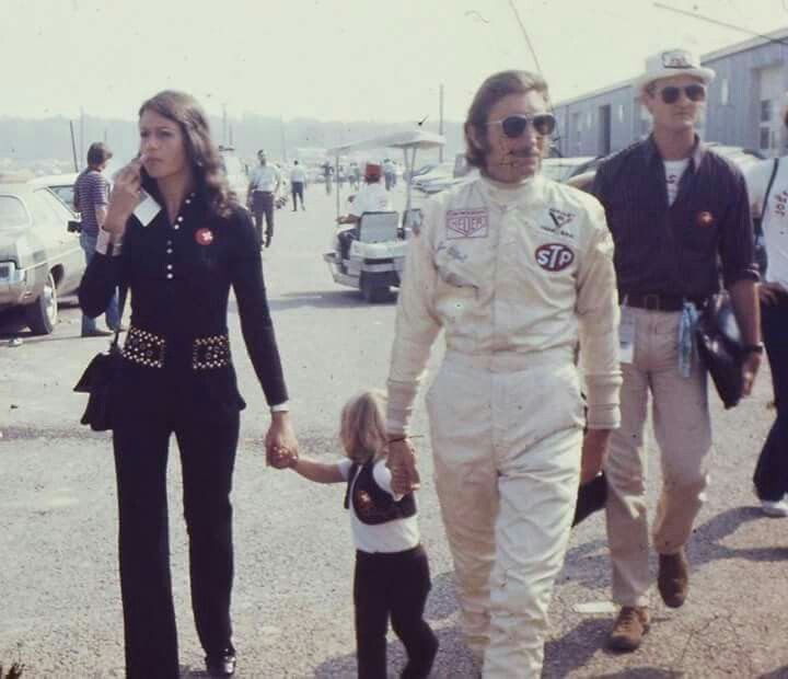 Jo Siffert with his family in 1971.