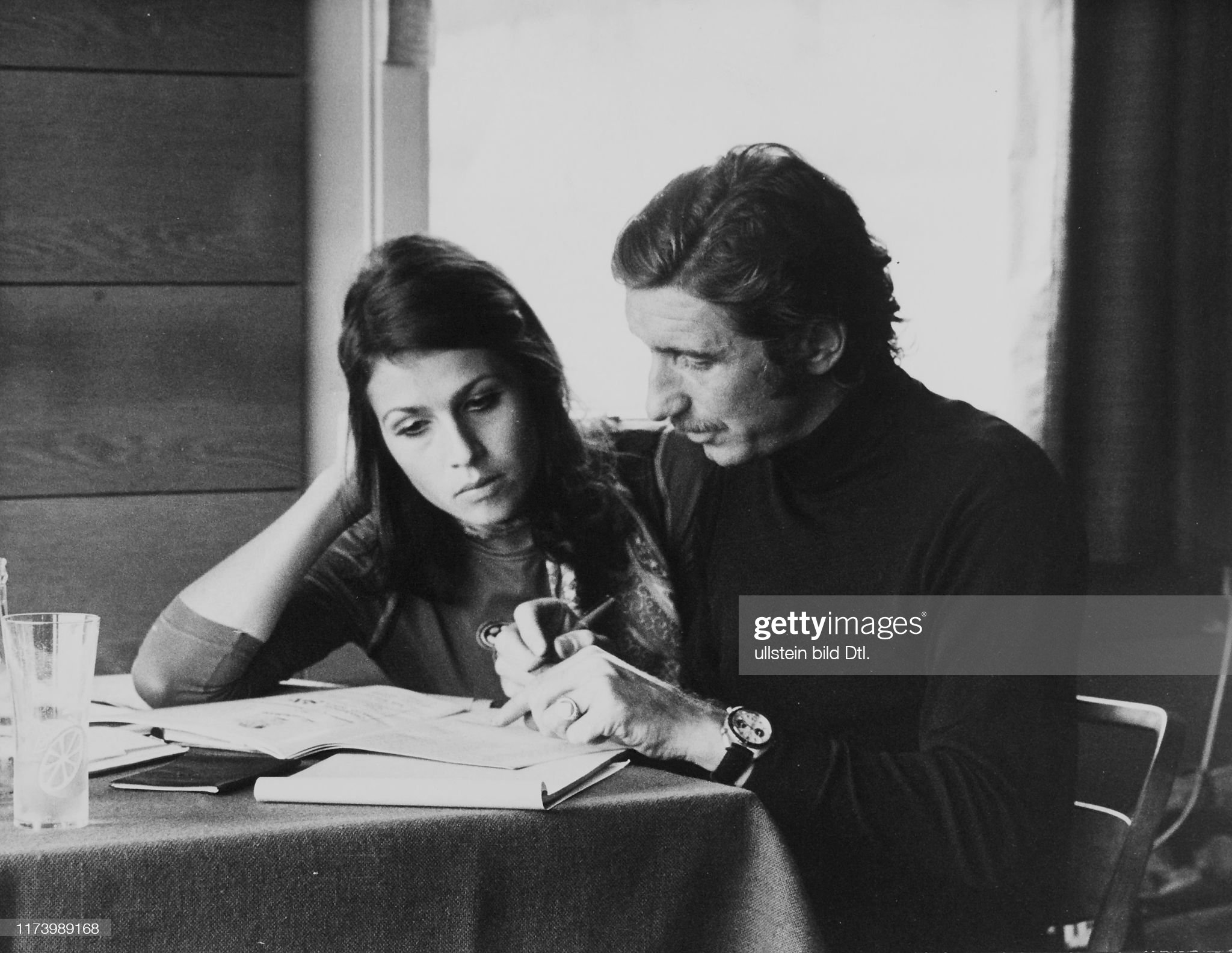 Jo Siffert and his wife Simone on July 01, 1971. 