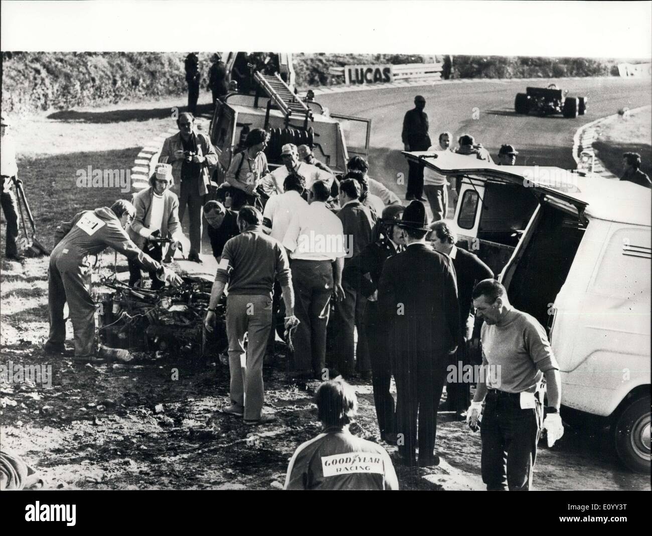 Jo Siffert killed at Brands Hatch on October 24, 1971.