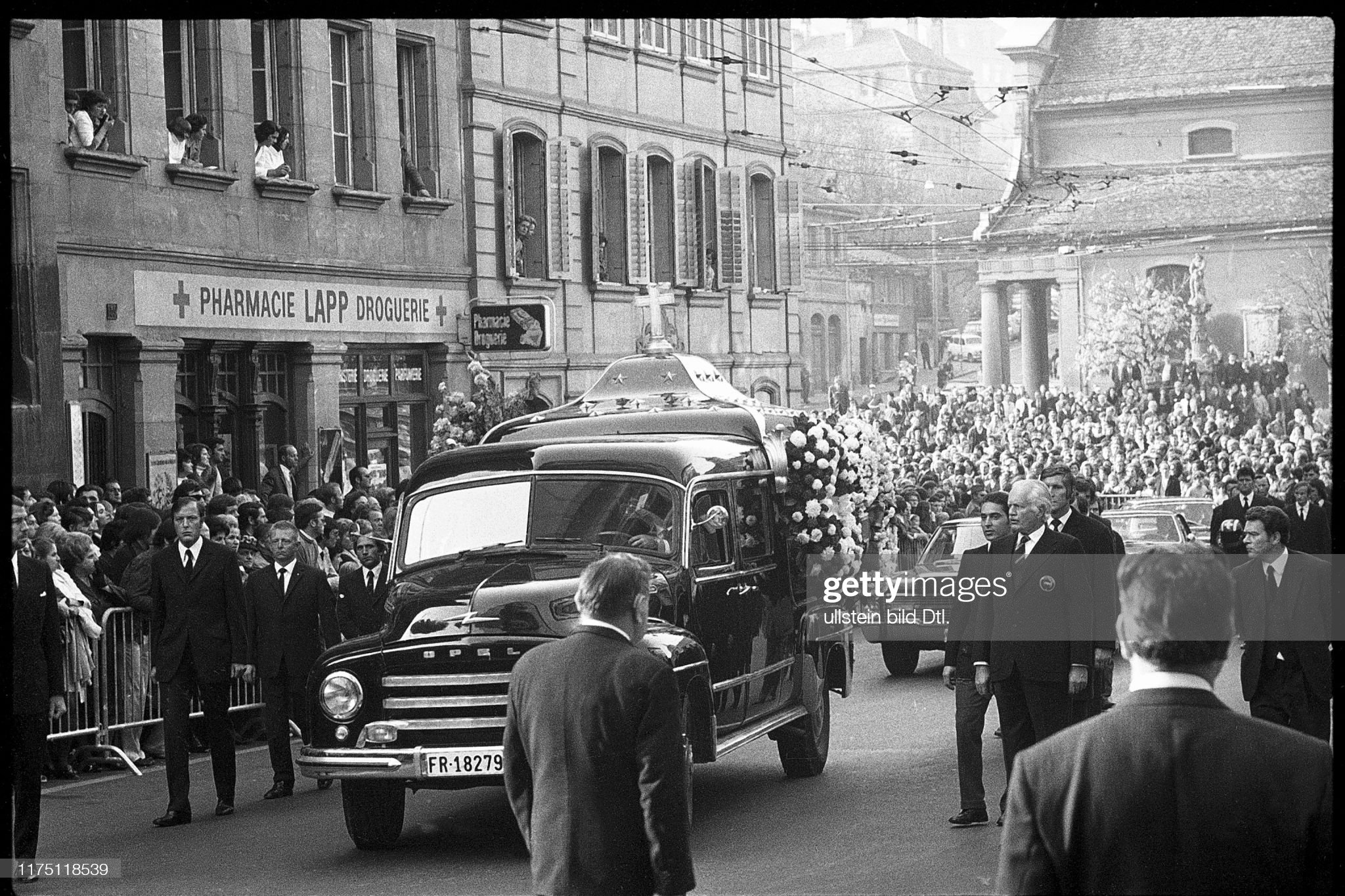 Jo Siffert's funeral.
