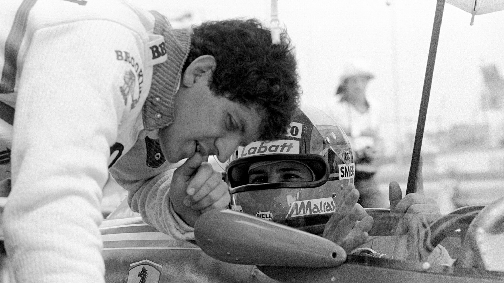 Jody Scheckter and Gilles Villeneuve enjoyed a straightforward relationship as Ferrari team-mates. 