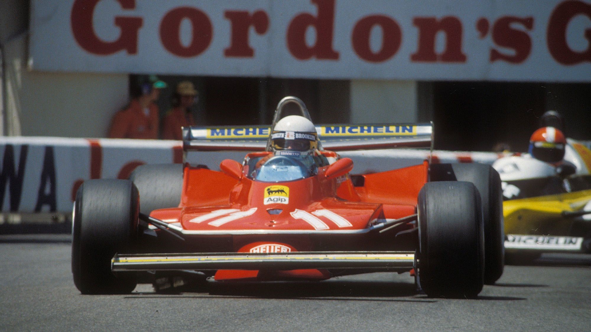 Jody Scheckter in a Ferrari T4.