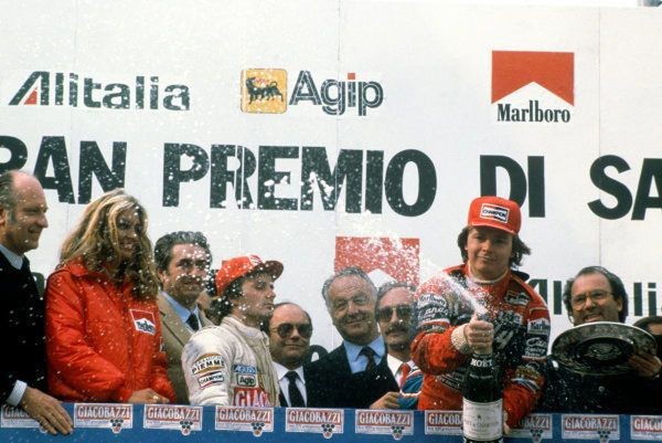Imola 1982, podium.