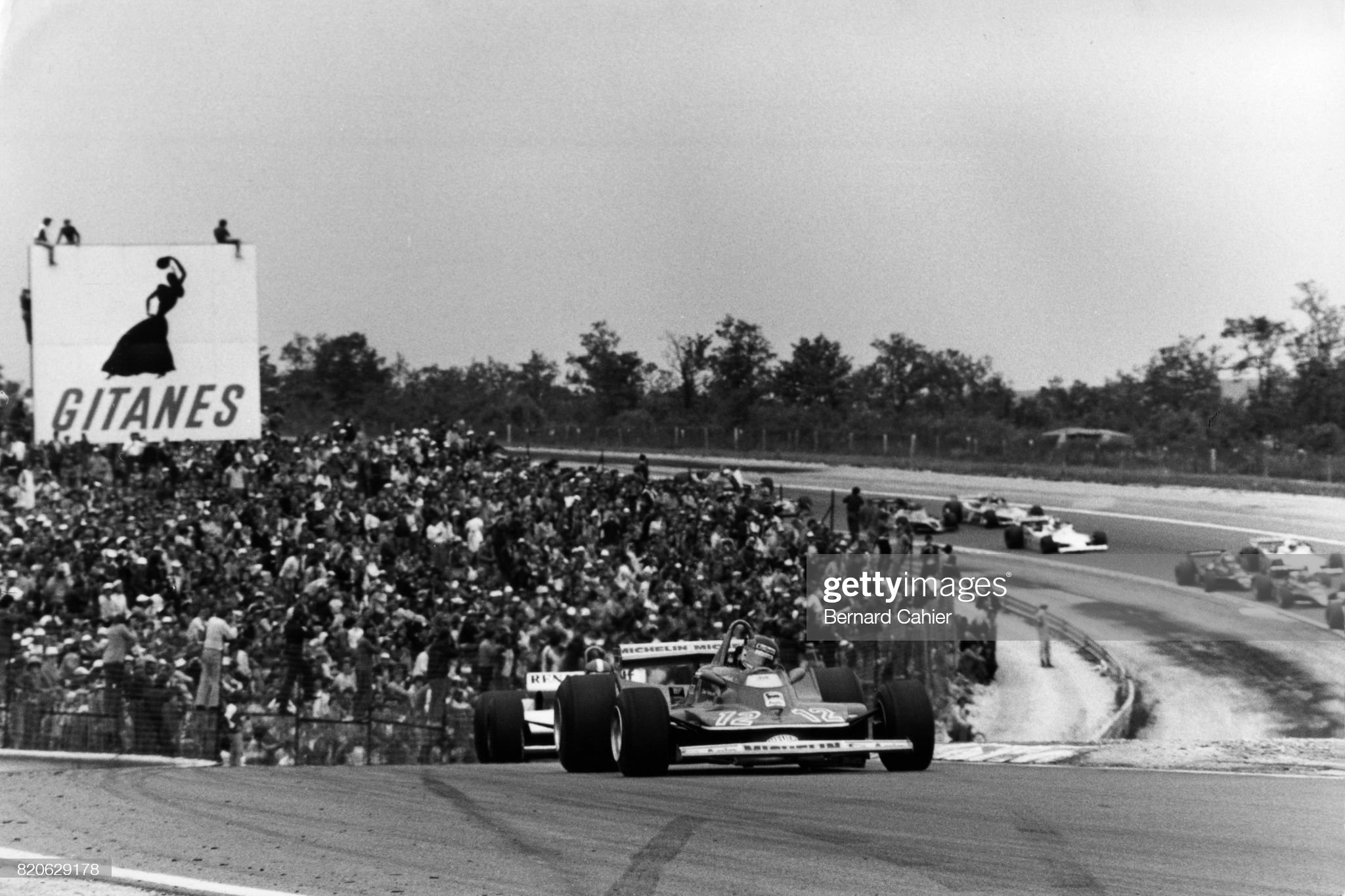 Gilles Villeneuve, Ferrari 312T4, Grand Prix of France, Dijon-Prenois, 01 July 1979. 