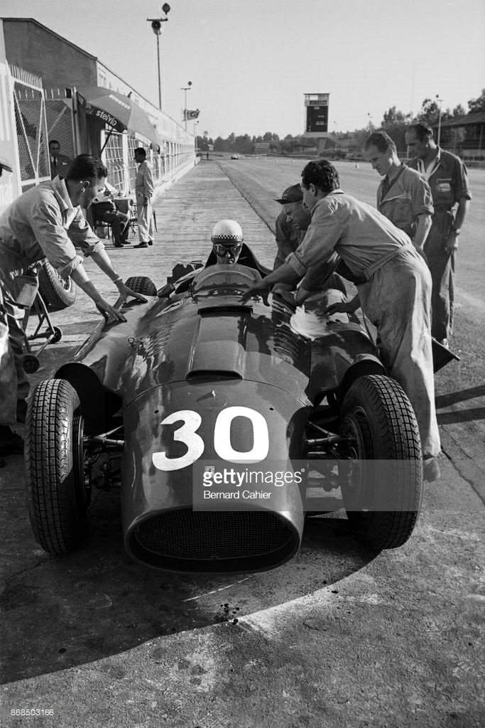 Wolfgang von Trips, Ferrari D50, Grand Prix of Italy, Autodromo Nazionale Monza, 02 September 1956.