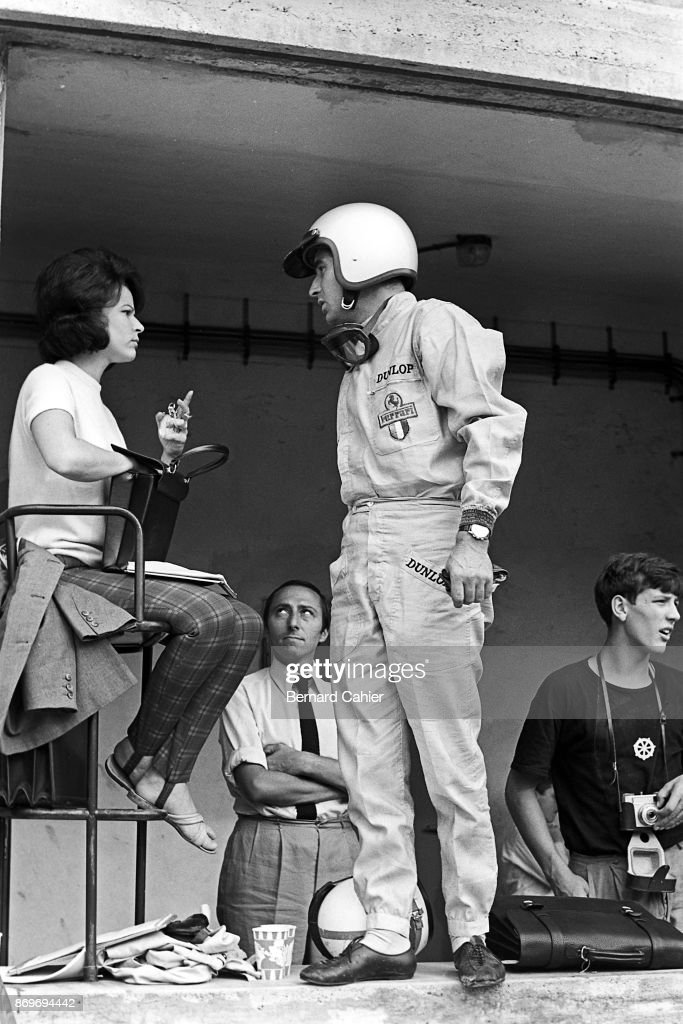 Lorenzo Bandini with Pat Surtees.