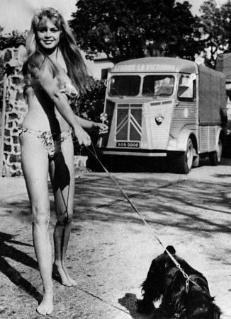 Brigitte Bardot and Citroen.