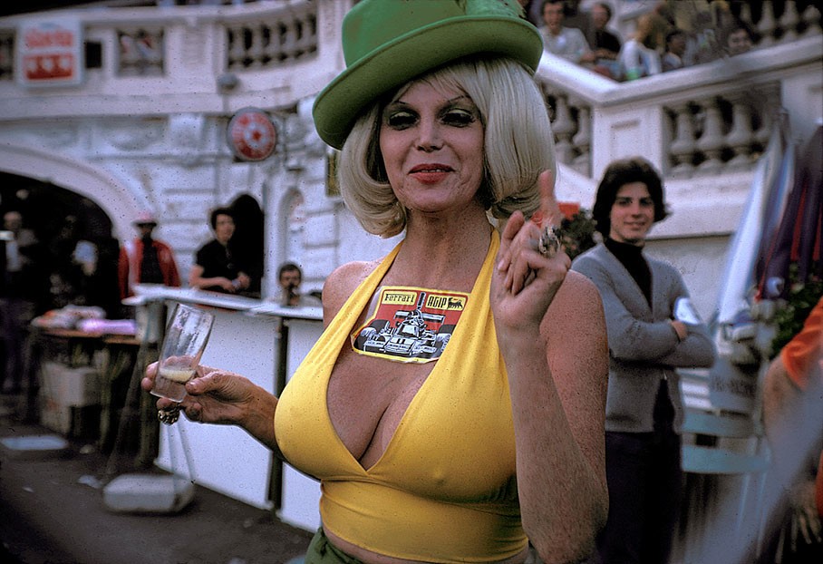 A girl at Monte Carlo in 1974.