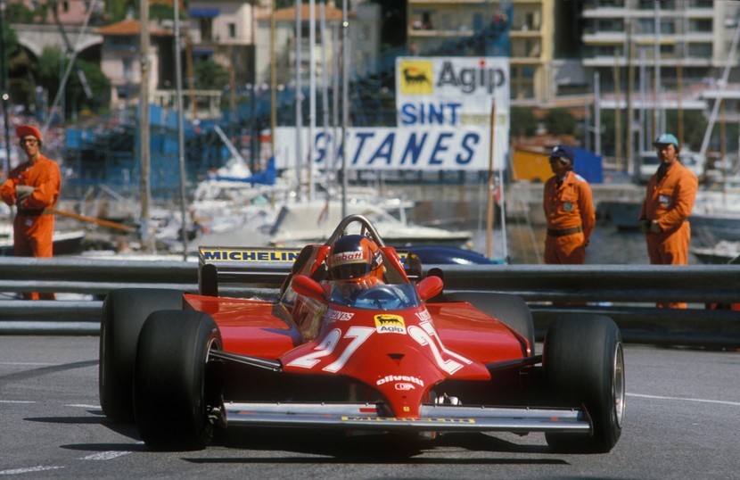 Gilles Villeneuve in Monaco in 1981, an unforgettable race. 