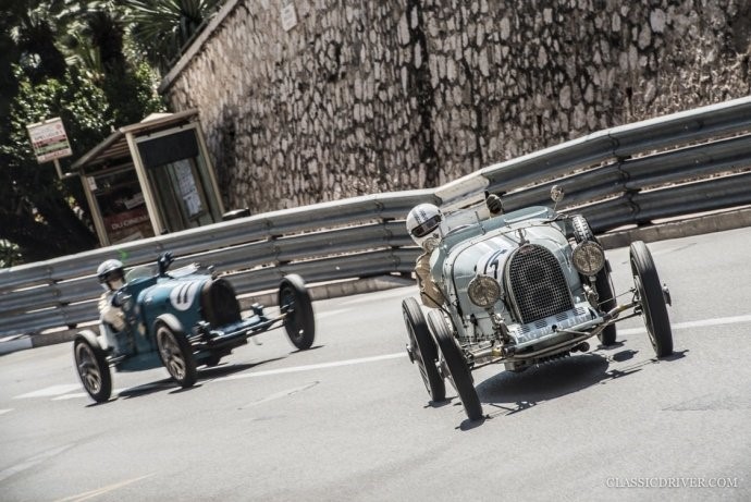 Vintage cars in Monaco.