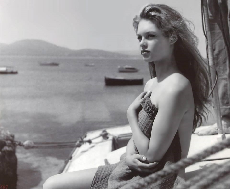 A young Brigitte Bardot.