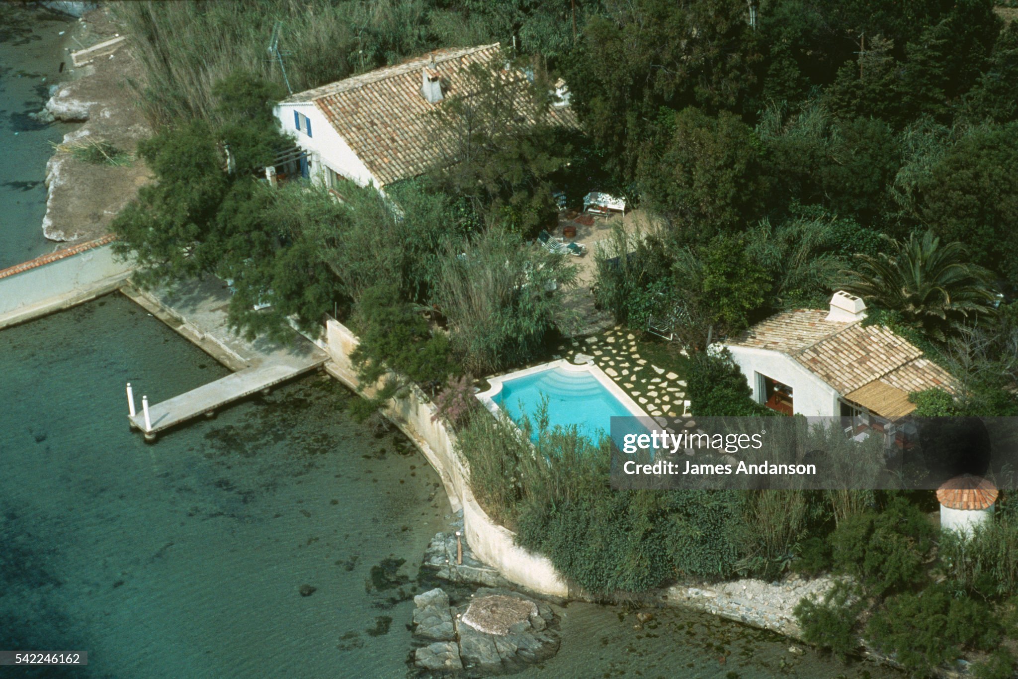 La Madrague, the house of Brigitte Bardot in St Tropez, on 06 June 1980. 