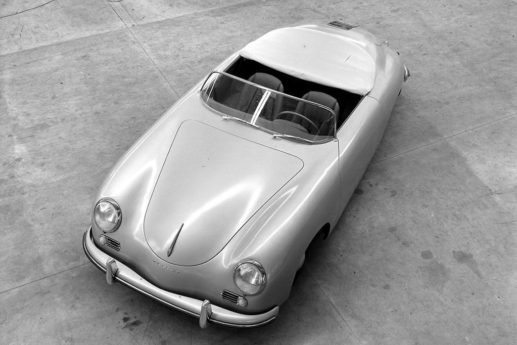 The very first Porsche 356 Speedster in 1954.