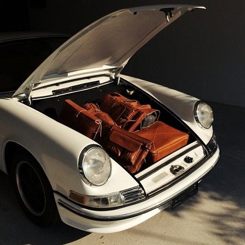 A white Porsche.