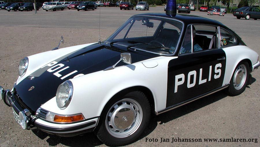 Porsche 912, Swedish police, 1970.