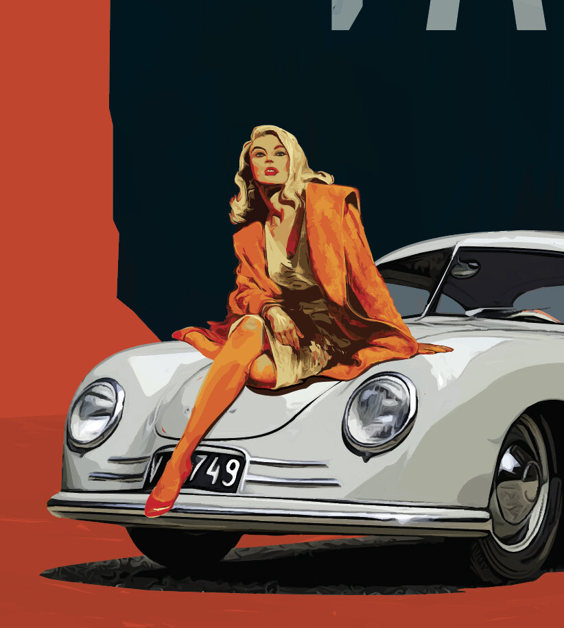 A Porsche 356 ad.