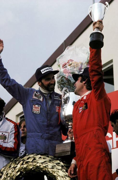 Nilsson and Watson at Austrian GP 1976.