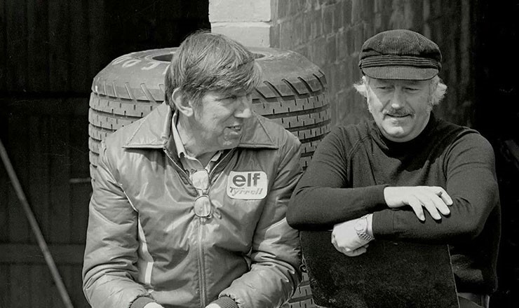 Ken Tyrrell & Colin Chapman.