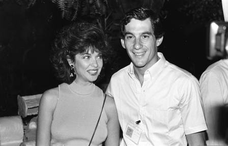 Ayrton Senna with Marjorie Andrade.