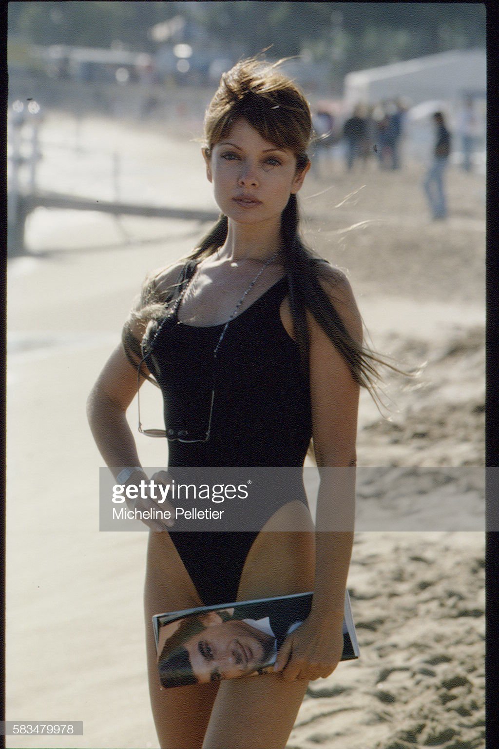 The actress Marjorie Andrade, Senna’s former fiancée, in Cannes, France, in 1994. 