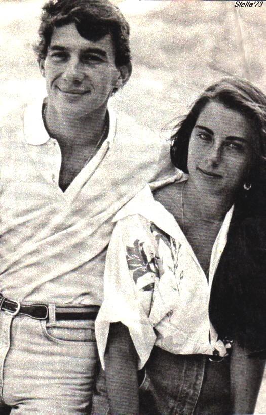Ayrton Senna and Adriane Yamin.