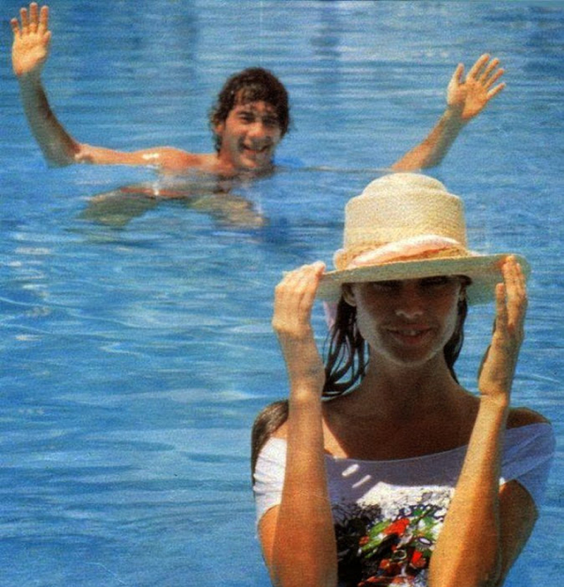 Carol Alt, during vacations in French Polynesia in 1991.