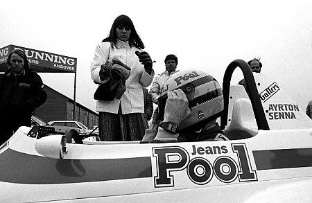Ayrton Senna and Cristine Ferracciu.