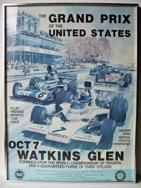 Poster of the Watkins Glen Grand Prix.