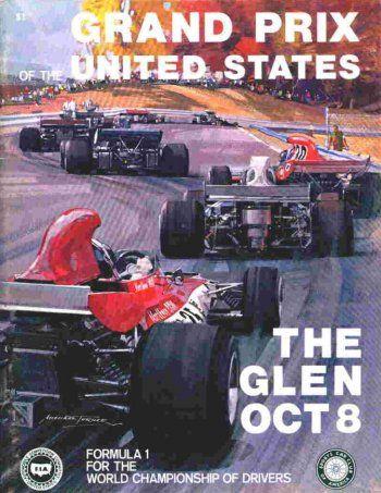 A poster of the Watkins Glen Grand Prix.