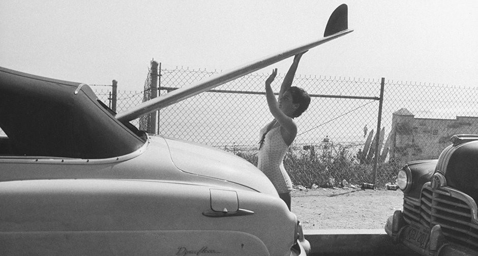 Snapshot, 1957: the original surfer chick. 17 August 2019. 
