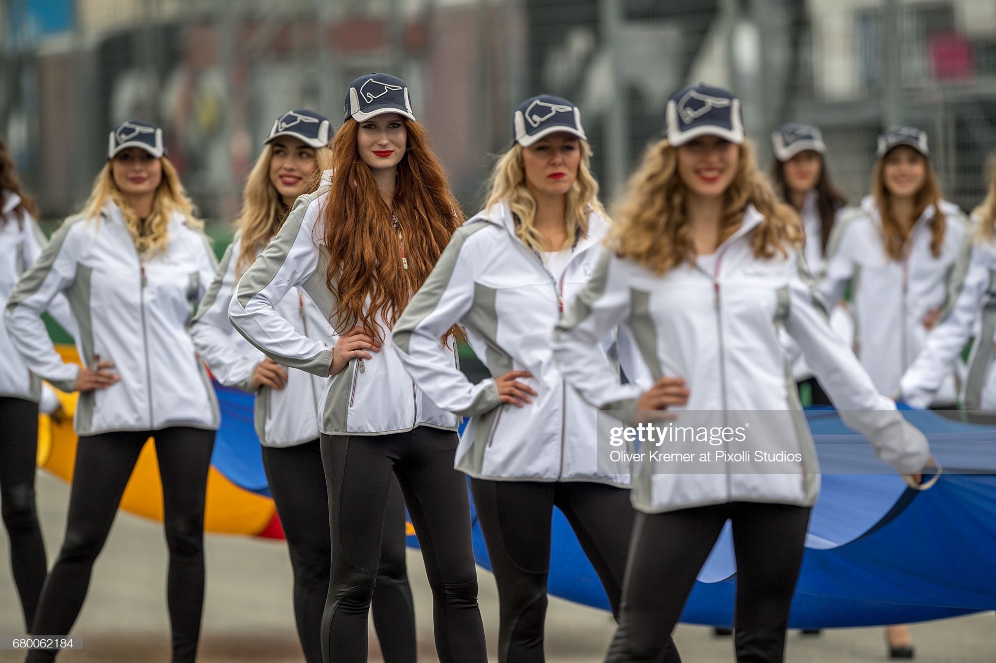 Grid girls prior to the start of the race 2 at the Hockenheimring, during the DTM German Touring Car Masters Race Weekend on May 07, 2017 in Hockenheim, Germany. 