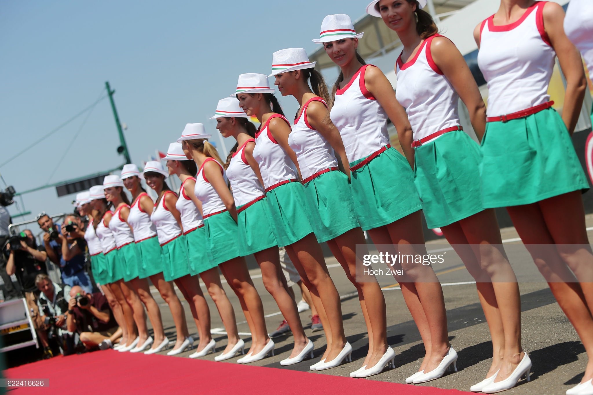 FIA Formula One World Championship 2013, Grand Prix of Hungary, grid girls, July 28, 2013. 