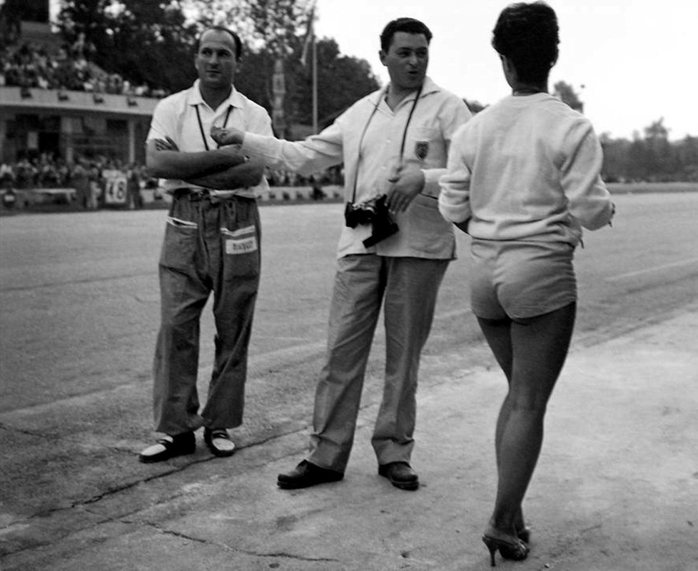 A girl at Monza in 1966.
