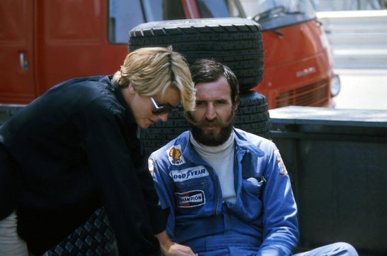 Vera Ertl and Harald Ertl at Monaco in 1977. 
